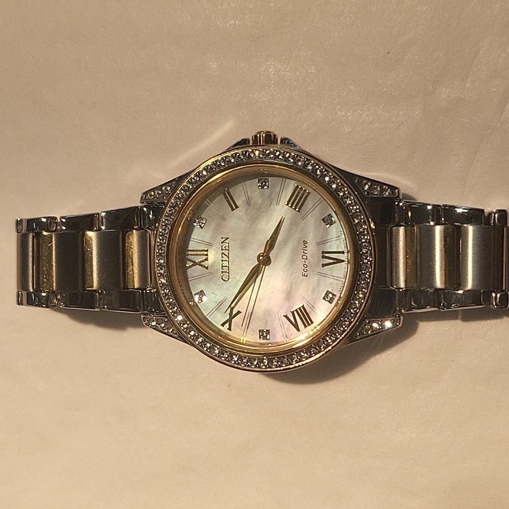 Citizen mother of pearl watch